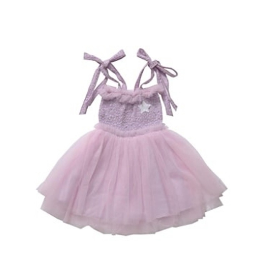 Petite Hailey pink and purple tutu dress 12 months